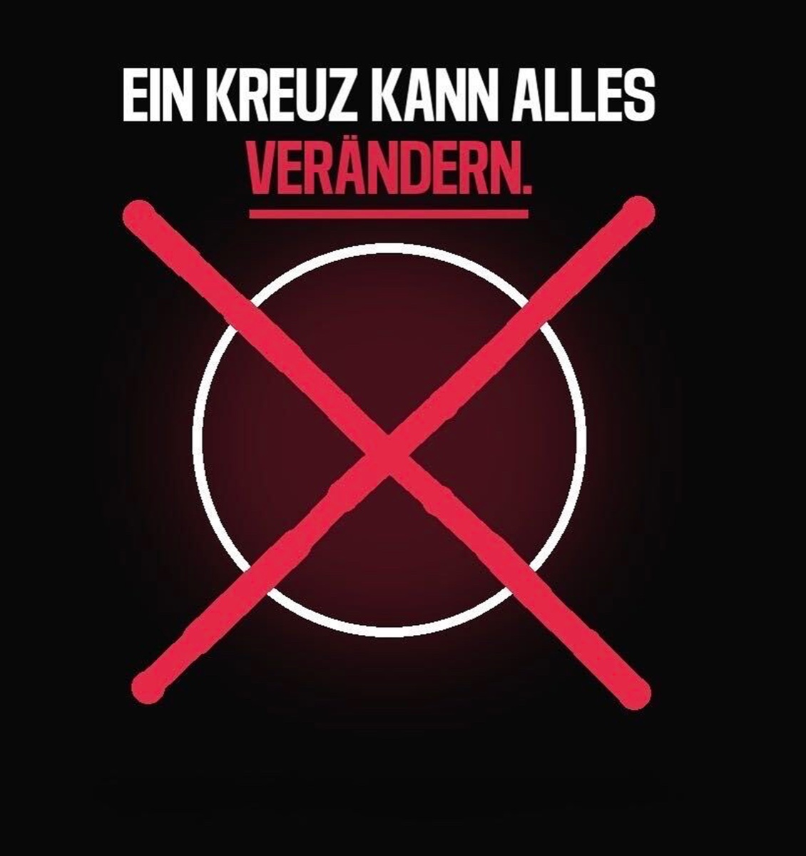 Ein Kreuz kann alles verändern.