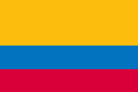 Gelb-blau-rote Flagge