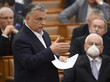 Viktor Orban bei einer Sitzung des Parlaments