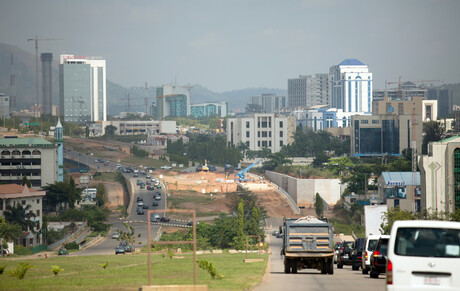 Stadtansicht von Abuja in Nigeria