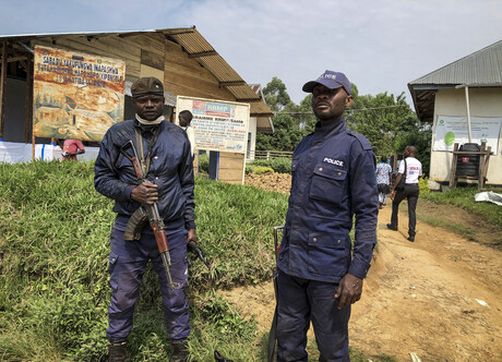 Polizei in der Dem. Rep. Kongo