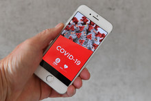 Corona-App auf Smartphone