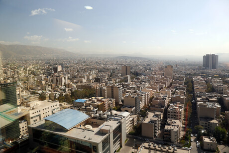 Stadtansicht der iranischen Hauptstadt Teheran