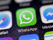 WhatsApp Logo auf einem Smartphone
