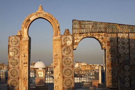 Die Hauptstadt von Tunesien, Tunis, zu sehen sind historische Ruinen