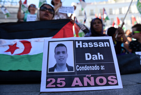 Proteste für Hassan Dah in Madrid