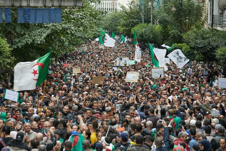 Regierungskritische Proteste in Algerien im Dezember 2019