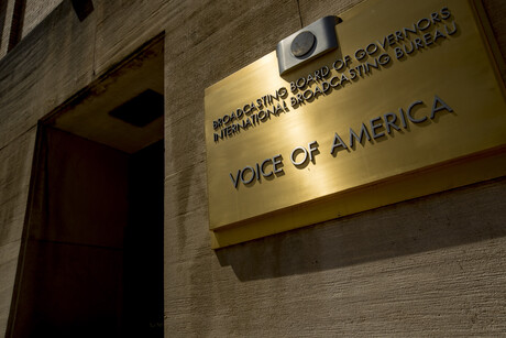 Das Voice of America Gebäude in Washington. 