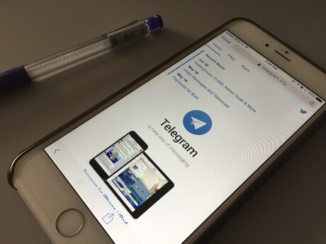 Telegram auf einem Smartphone