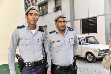 Polizisten in Havanna