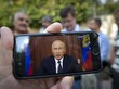 Putin auf einem Smartphone