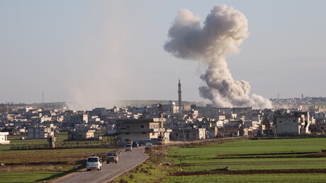 Luftangriffe in Idlib