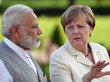 Merkel und Modi bei einem Treffen in 2017