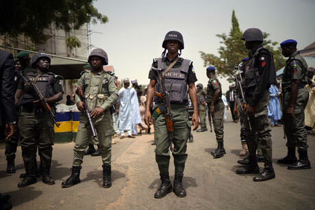 Polizeikräfte in Nigeria