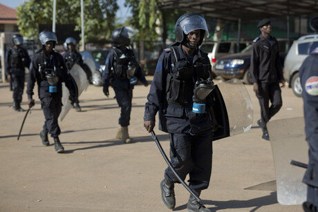 Polizei in Banjul, Gambia