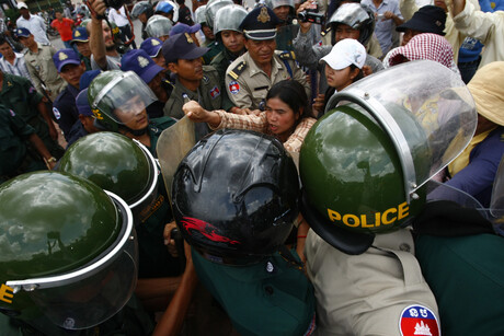 Proteste in Kambodscha