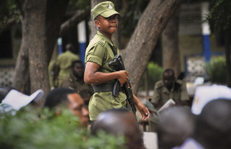 Polizist in Tansania