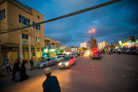 Straßenszene in Hargeysa, Somaliland