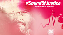 Grafik der Kampagne #SoundOfJustice